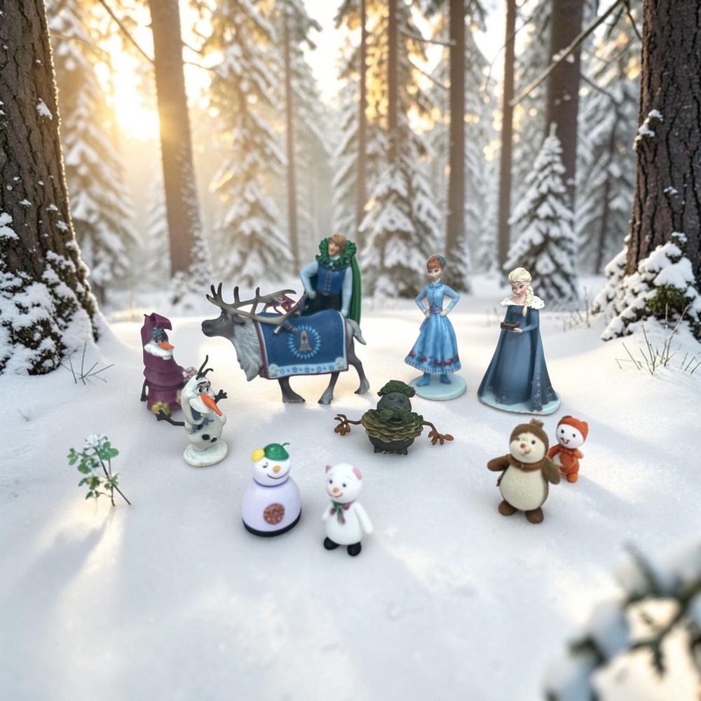 Disney Store Olaf's Frozen Adventure Deluxe Figure Play Set For Kids Age 3+